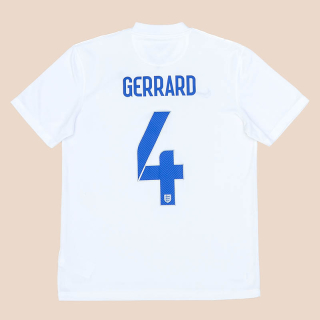 England 2014 - 2015 Home Shirt #4 Gerrard (Good) M