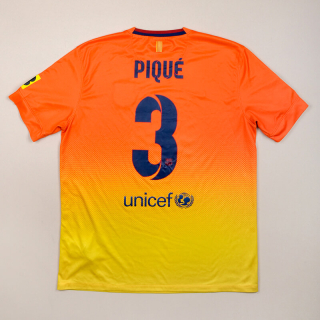 Barcelona 2012 - 2013 Away Shirt #3 Pique (Excellent) S