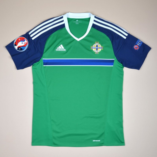 Northern Ireland 2016 - 2017 Home Shirt (Excellent) M