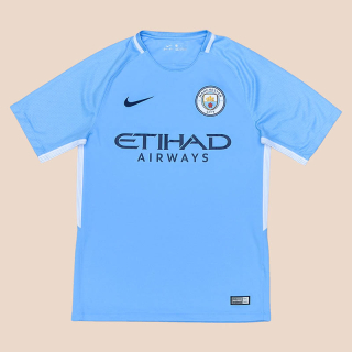 Manchester City 2017 - 2018 Home Shirt (Very good) S