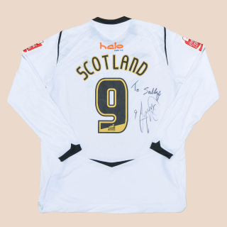 Swansea 2008 - 2009 Match Issue Signed Home Shirt #9 Scotland (Very good) XL