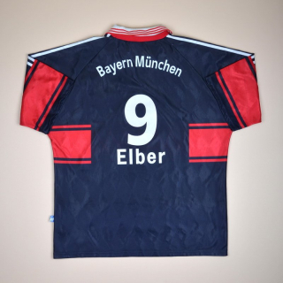 Bayern Munich 1997 - 1999 Home Shirt #9 Elber (Very good) XL