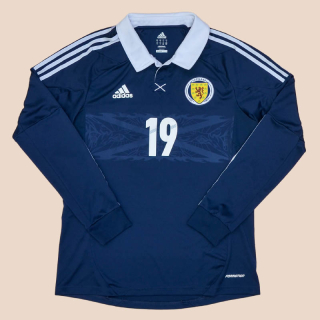 Scotland 2011 - 2013 Match Issue Home Shirt #19 (Very good) L