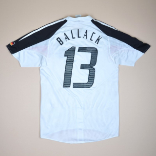 Germany 2004 - 2005 Home Shirt #13 Ballack (Very good) S