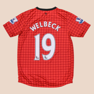 Manchester United 2012 - 2013 Home Shirt #19 Welbeck (Good) YXL