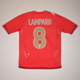 England 2006 - 2008 Away Shirt #8 Lampard (Very good) S