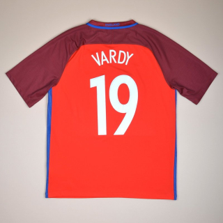 England 2016 - 2017 Away Shirt #19 Vardy (Very good) L