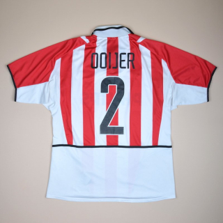 PSV 2002 - 2004 Home Shirt #2 Ooijer (Good) XL