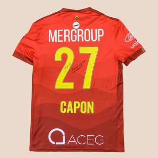 KV Oostende 2018 - 2019 Match Issue Signed Home Shirt #27 Capon (Very good) M