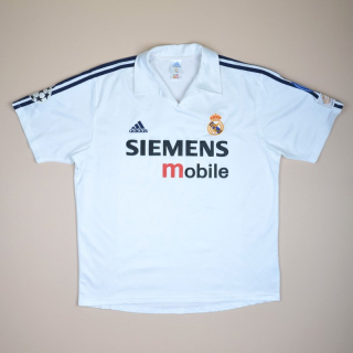 Real Madrid 2002 - 2003 Champions League Home Shirt (Very good) L