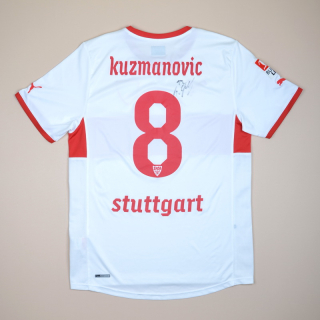 Stuttgart 2011 - 2012 'Signed' Home Shirt #8 Kuzmanovic (Excellent) L