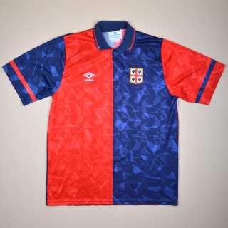 Cagliari 1990 - 1993 Home Shirt (Very good) XL