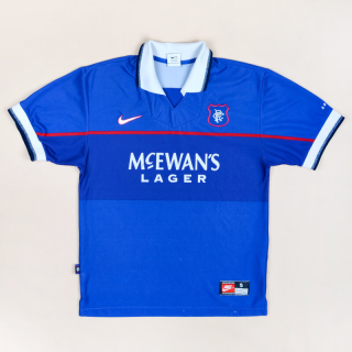 Rangers 1997 - 1999 Home Shirt (Good) S