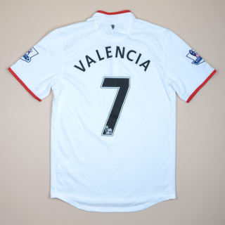 Manchester United 2012 - 2014 Away Shirt #7 Valencia  (Very good) S