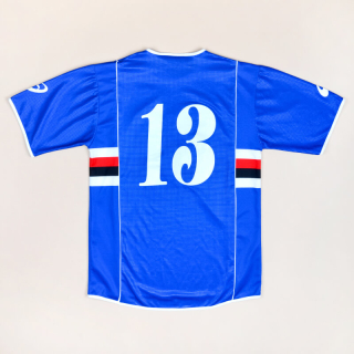 Sampdoria 2002 - 2003 Home Shirt #13 (Very good) XL