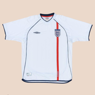 England 2001 - 2003 Home Shirt (Very good) L