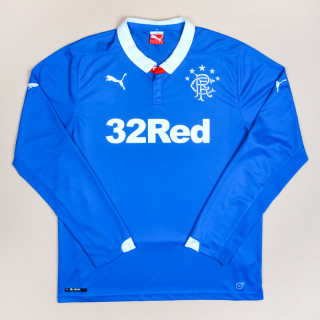 Rangers 2014 - 2015 Home Shirt (Excellent) L