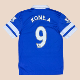 Everton 2013 - 2014 Home Shirt #9 Kone (Very good) S