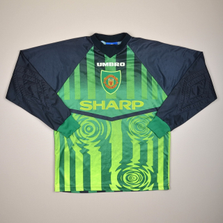 Manchester United 1997 - 1998 Goalkeeper Shirt (Good) YXL