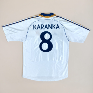 Real Madrid 1998 - 2000 Home Shirt #8 Karanka (Very good) M