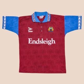 Burnley 1993 - 1995 Home Shirt (Very good) M