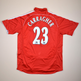 Liverpool 2006 - 2007 Home Shirt #23 Carragher (Not bad) S