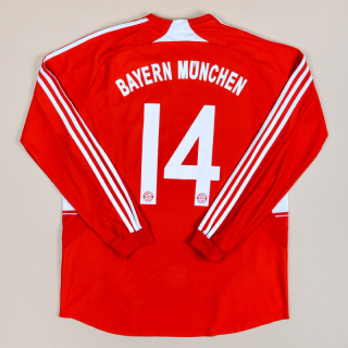 Bayern Munich 2008 - 2009 Home Shirt #14 (Very good) L