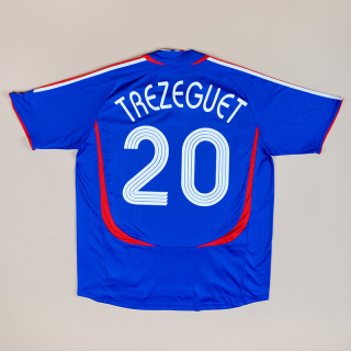 France 2006 Home Shirt #20 Trezeguet (Very good) XL