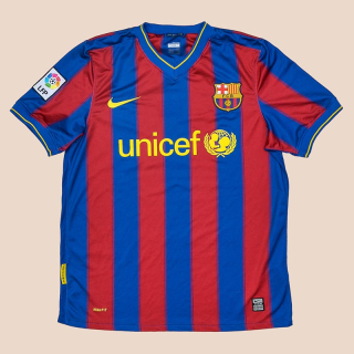 Barcelona 2009 - 2010 Home Shirt (Good) M