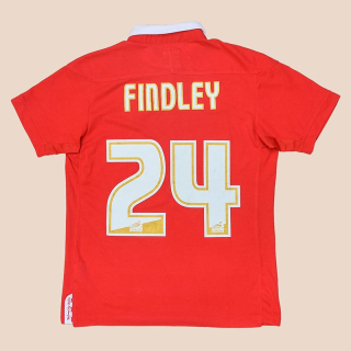 Nottingham Forest 2011 - 2012 Home Shirt #24 Findley (Good) S