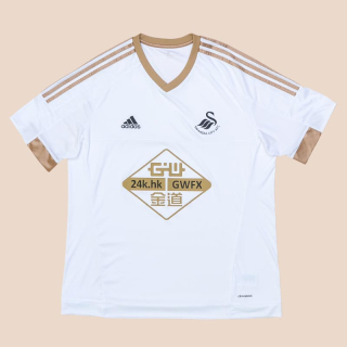 Swansea 2015 - 2016 Home Shirt (Excellent) XL