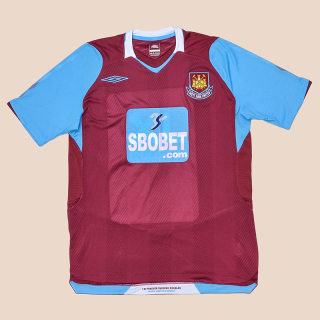 West Ham 2008 - 2009 Home Shirt (Good) M