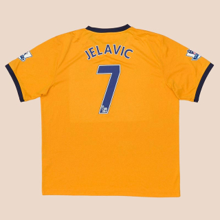 Everton 2011 - 2012 'Signed' Away Shirt #7 Jelavic (Excellent) XL