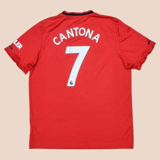 Manchester United 2019 - 2020 Home Shirt #7 Cantona (Good) XL