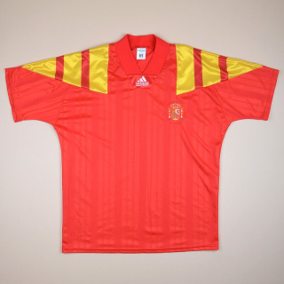 Spain 1992 - 1994 Home Shirt (Excellent) L