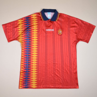 Spain 1994 - 1996 Home Shirt (Very good) XL