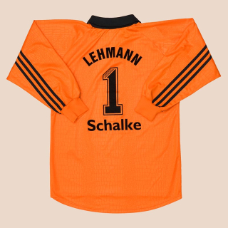 Schalke 1996 - 1997 Goalkeeper Shirt #1 Lehmann (Good) S