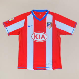 Atletico Madrid 2007 - 2008 Home Shirt (Good) M