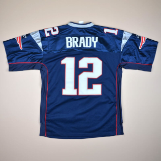 New England Patriots NFL American Football Shirt #12 Brady (Very good) XL/XXL