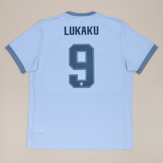 Manchester United 2017 - 2018 Third Shirt #9 Lukaku (Very good) XL