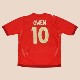 England 2006 - 2008 Away Shirt #10 Owen (Excellent) XL