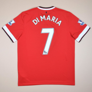 Manchester United 2014 - 2015 Home Shirt #7 Di Maria (Good) XL