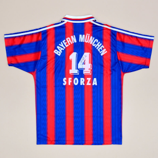 Bayern Munich 1995 - 1997 'Signed' Home Shirt #14 Sforza (Excellent) S