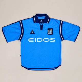 Manchester City 2001 - 2002 Home Shirt (Very good) S