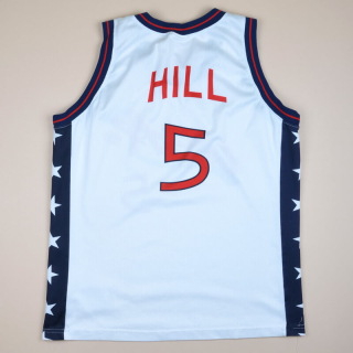 USA National Team Basketball Shirt #5 Hill (Excellent) XL