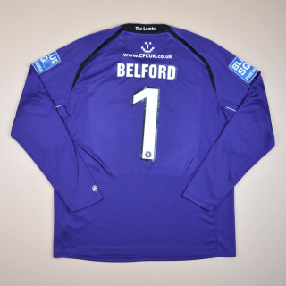 Tamworth 2012 - 2013 Match Issue Goalkeeper Shirt #1 Belford (Very good) XL