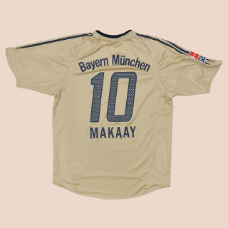 Bayern Munich 2004 - 2005 Away Shirt #10 Makaay (Excellent) M