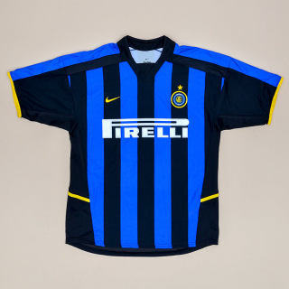 Inter Milan 2002 - 2003 Home Shirt (Excellent) S