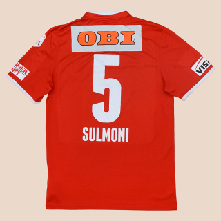 FC Thun 2013 - 2014 Match Issue Home Shirt #5 Sulmoni (Good) S