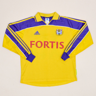 Anderlecht 2000 - 2001 Player Issue Equipment Away Shirt #15 (Good) YL